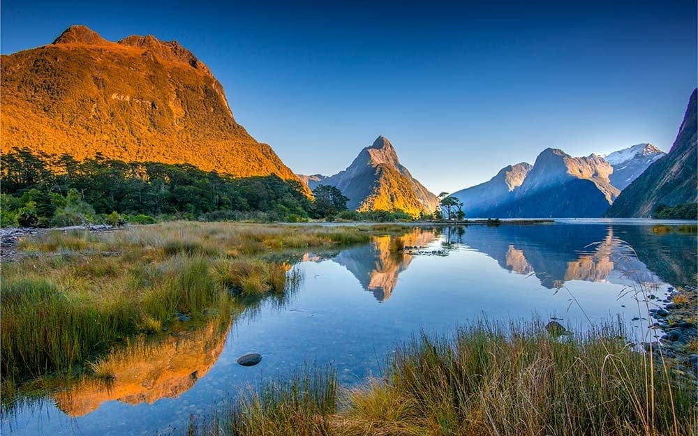 New Zealand landscape travel to New Zealand